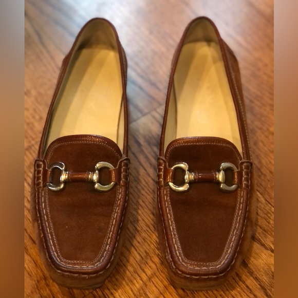 Geox Shoes Geox Us Made Patent Leather And Suede Loafer Poshmark